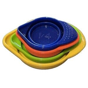 Weight Watchers WW Silicone Measuring Cup Set of 4 Collapsible Stackable